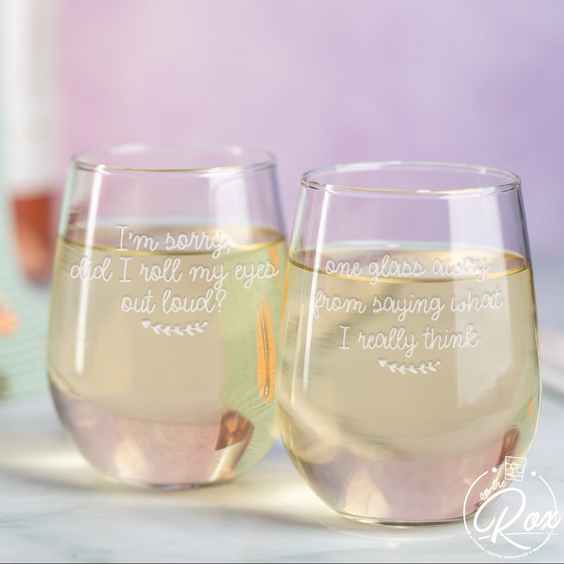 Funny Wine Glassesfunny Wine Glasses for Womengift for Etsy