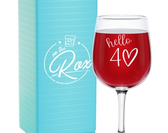 Hello 40-Birthday Gift For Her-40th Birthday Gifts For Her-Birthday Gifts For Her Friend-40th Birthday-40th Birthday Gifts-40th Decorations