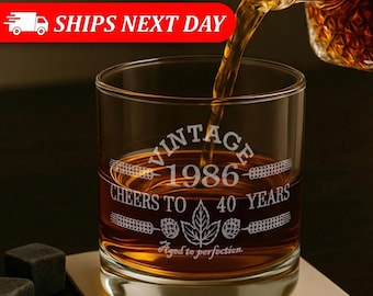 40th Birthday Gifts for Men and Women-1986-40th Birthday Gift For Him-Birthday Gift Ideas-40th Birthday-Cheers to 40 Years-Birthday Gift