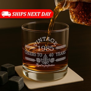 40th Birthday Gifts for Men and Women-1985-40th Birthday Gift For Him-Birthday Gift Ideas-40th Birthday-Cheers to 40 Years-Birthday Gift