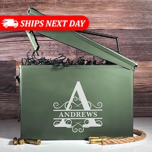 Custom Ammo Can-Personalized Ammo Box-Custom Ammo Box For Him-Personalized Gifts For Him-Custom Gifts For Men-Personalized Ammo Can