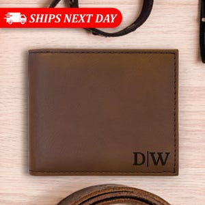 Cartera de hombre - Regalo personalizado para padrinos de boda - Cartera para padrinos de boda - Regalo para padrinos de boda - Regalos de propuesta para padrinos de boda - Regalos para padrinos de boda - Recuerdo de boda para padrinos de boda