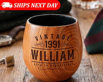 Personalized Birthday Gift For Him-40th Birthday Gift-Unique Birthday Gifts-Mens Personalized Whiskey Glass-Birthday Gifts For Him-40th Gift