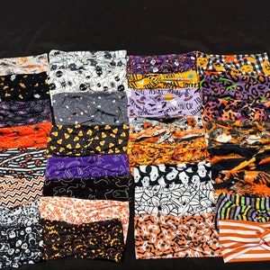 32 Different Halloween Women&#39;s Stretchy Twisted Headband, Head Wrap, knit fabric, One Size