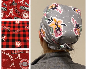 Alabama Crimson Tide Scrub Hat Surgical 
