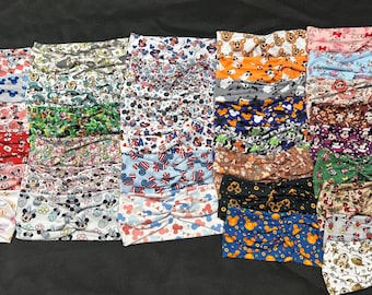 35 different Cartoon Holiday Mouse Women's Stretchy Twisted Knot Turban Headband,Donald Duck, Goofy, Pluto, one size fits most