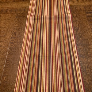 Brown Rust Earthy Tones  Linen Table Runner, Various Lengths/Fall/Autumn