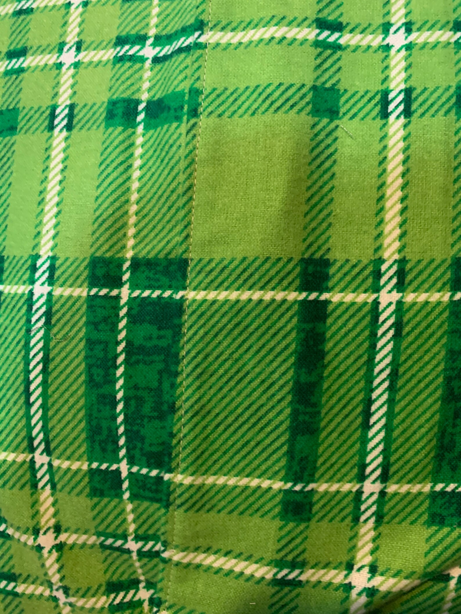 Large Two Tone Green Plaid Flannel Pillow Cover/18 x Etsy Italia