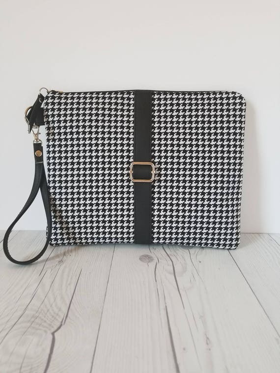 large white clutch bag