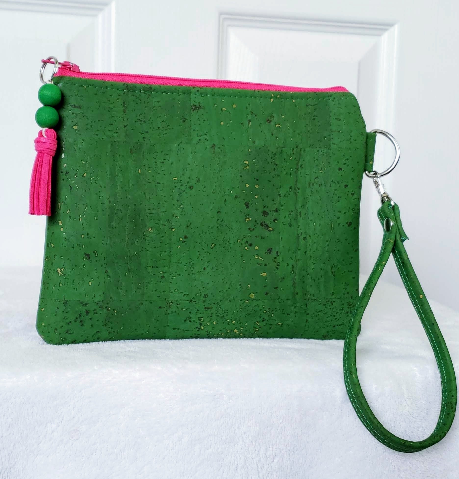 Pink and Green Purse, Handbag, Alpha Kappa Alpha Inspired Bag, AKA Gifts, Green Purse, Green ...