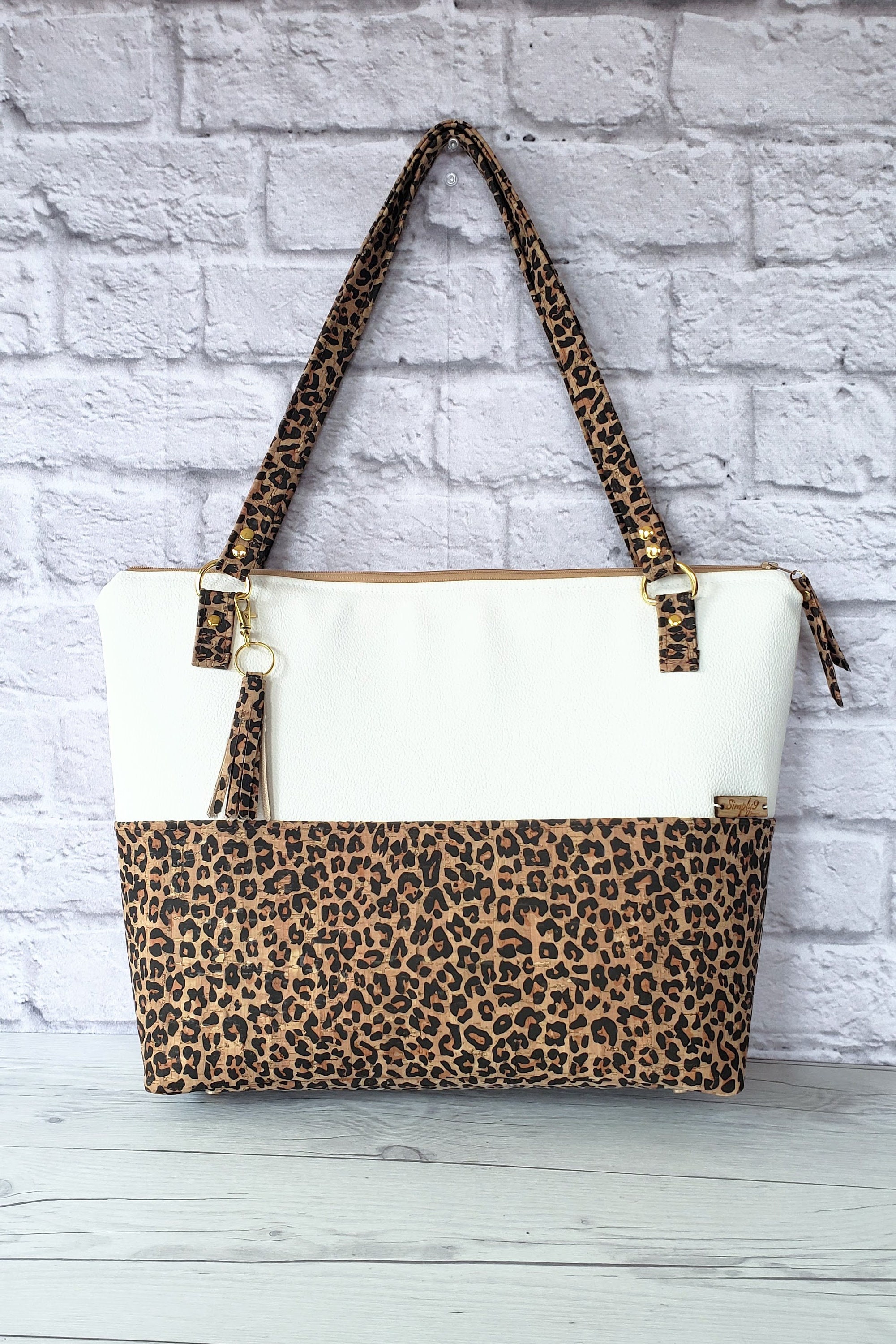leopard print laptop bag