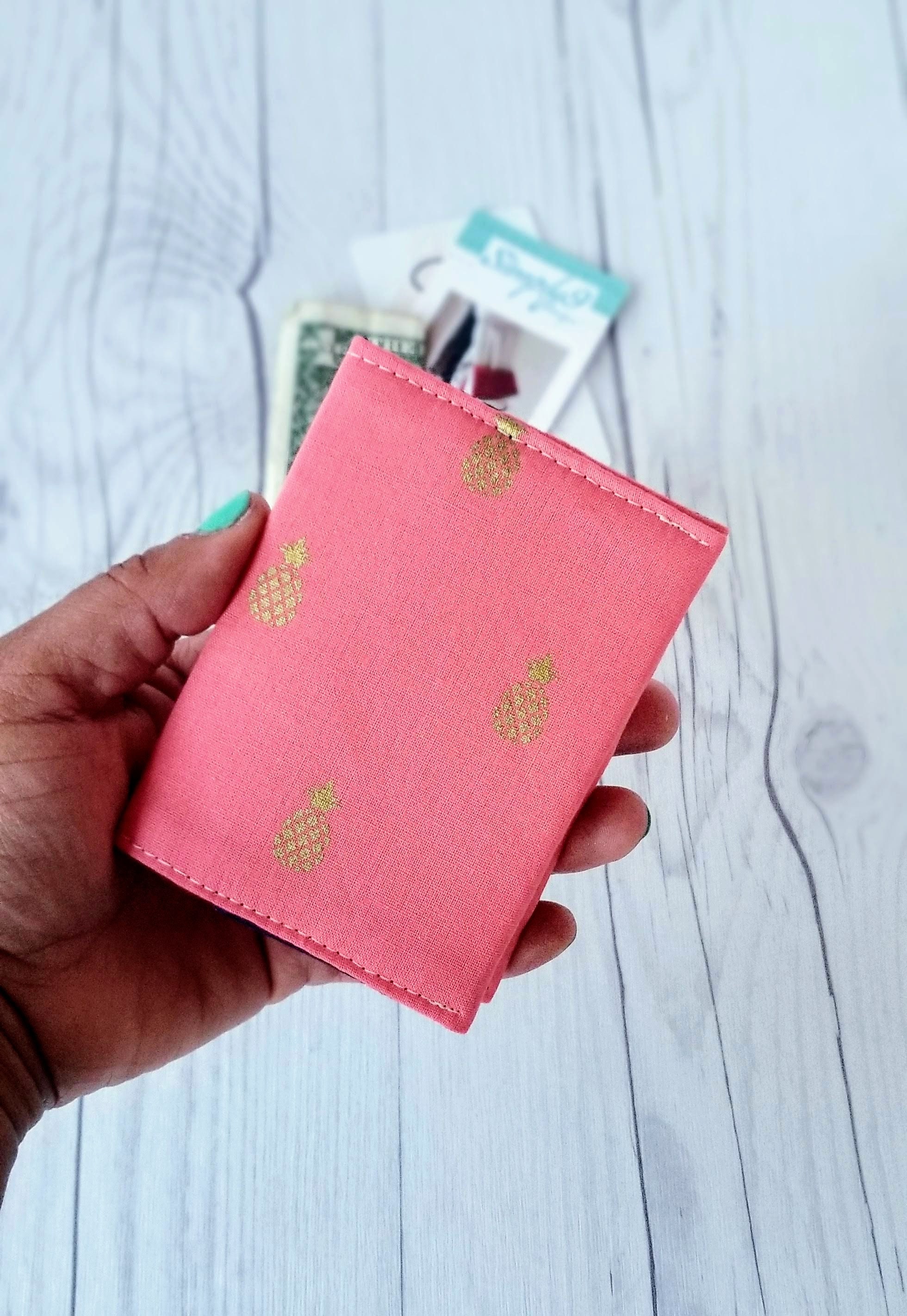 women's slim wallet credit card