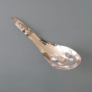 ACME Vancouver Silverplate Serving Spoon Figural Handle / PNW Native American