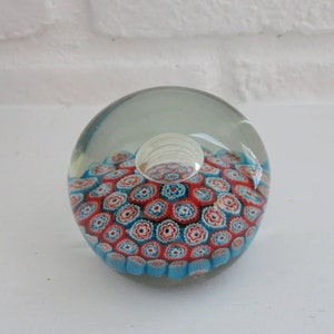 Murano Millefiori Glass Paperweight image 1