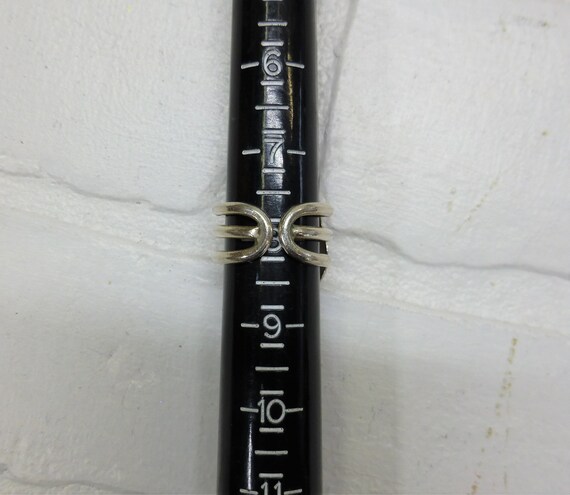 Large Boho Sterling Silver Leaf Statement Ring Ad… - image 8