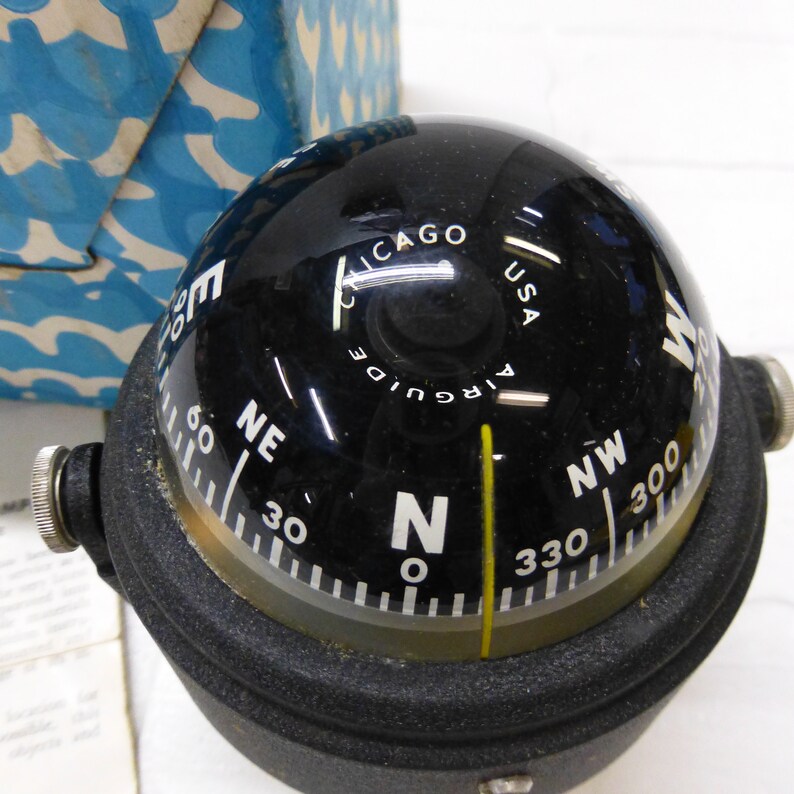 Vintage Airguide 88B Marine Compass Removable UBracket Etsy