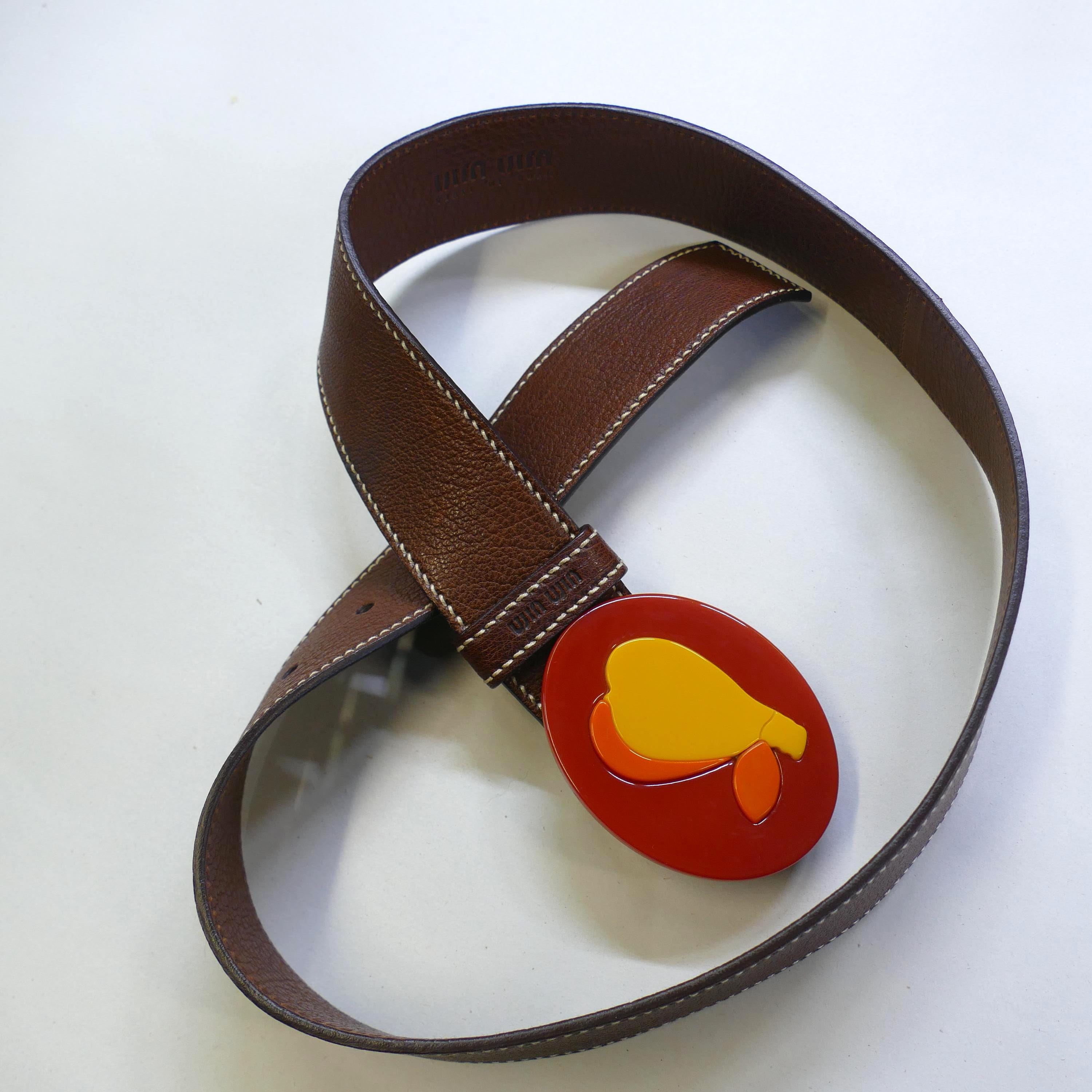 Vintage Miu Miu Belt - Etsy Canada