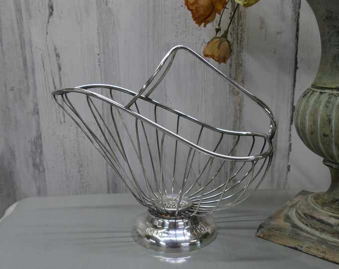 Vintage Silverplate Wine Bottle Cradle Italian Bottle Holder Etsy