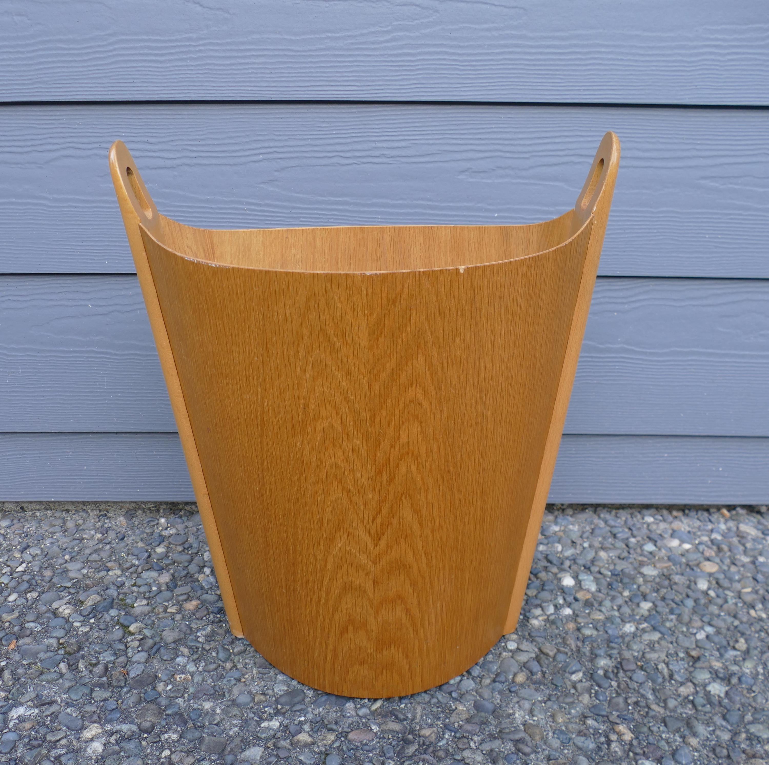 Teak Trash Can - Etsy
