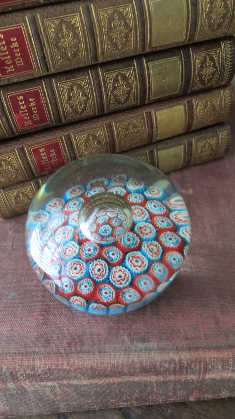 Murano Millefiori Glass Paperweight image 5