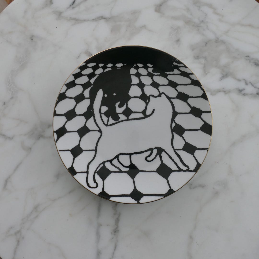 Vintage Metropolitan Museum of Art Two Cats Plate by Felix Vallotton ...