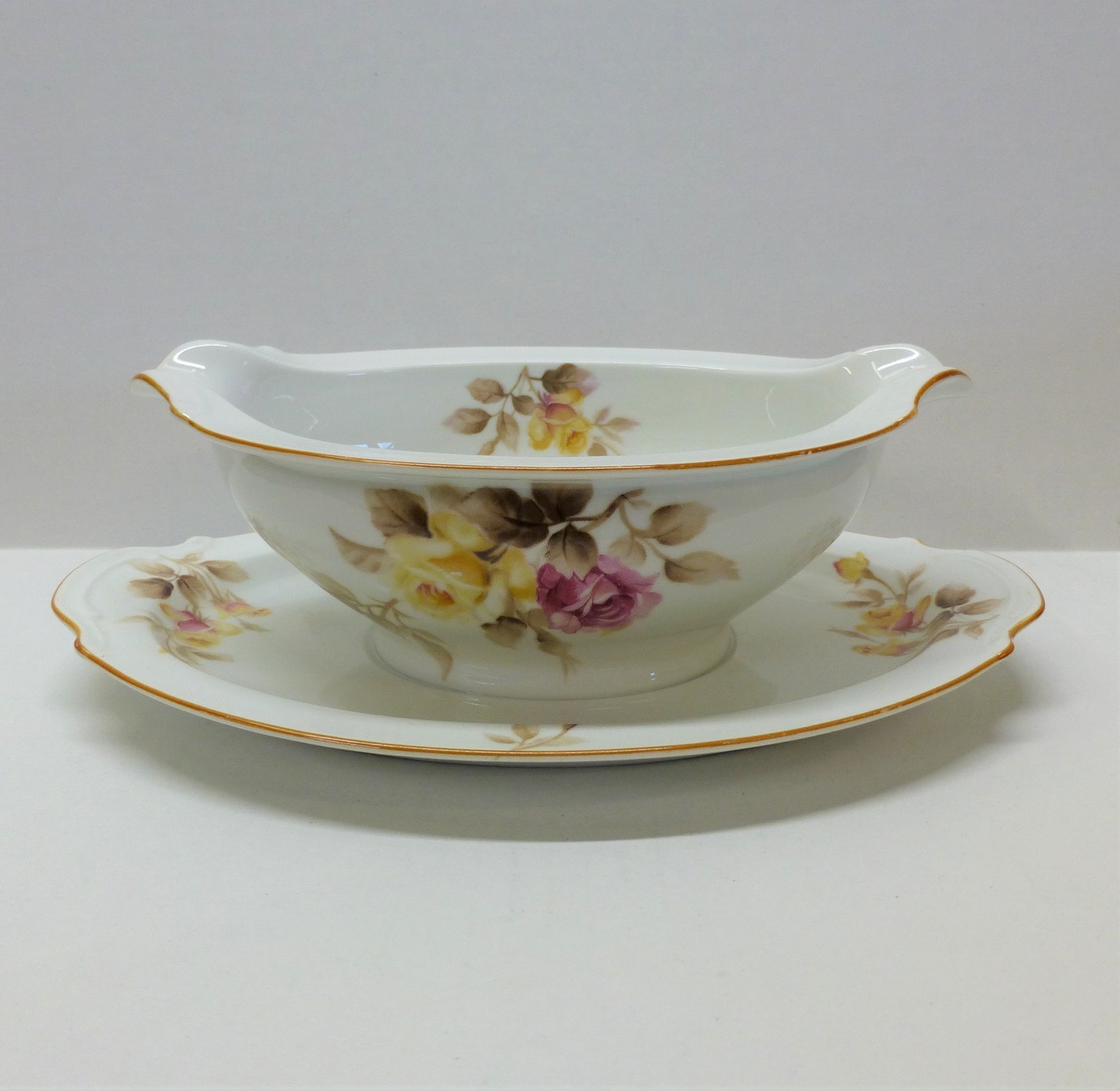 Vintage Noritake Gravy Boat Nippon Toki Kaisha Rare Yellow Etsy