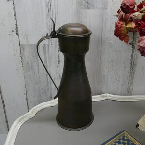 Egidio Casagrande MCM Hammered Copper Tankard Vessel