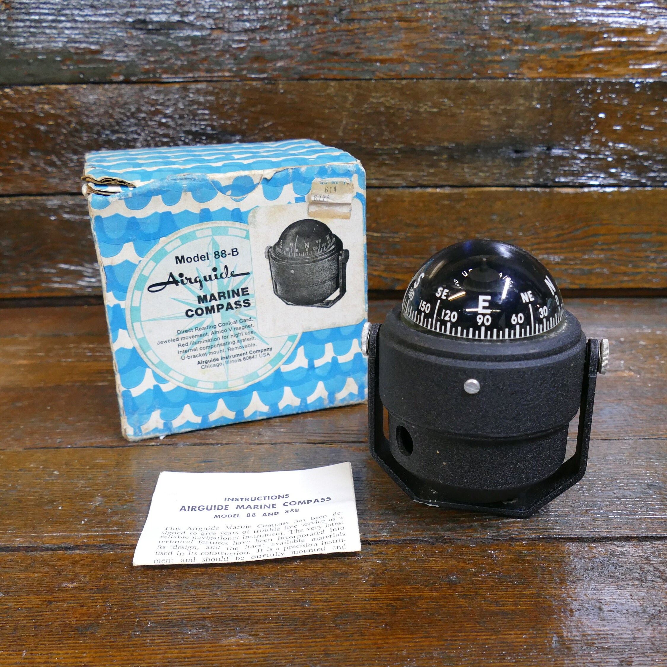 Vintage Airguide 88-B Compass U-bracket Etsy