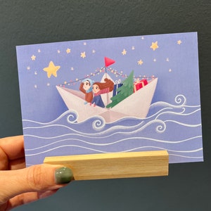 3 pièces Ensemble de cartes postales de luxe de Noël #MoiMemeHamburg