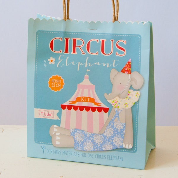 Tilda-Nähset: circus elephant