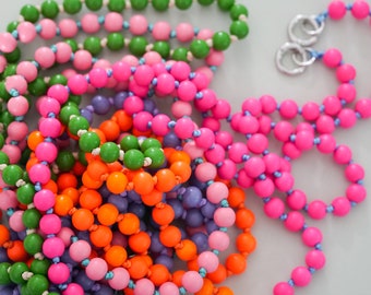 Mobile phone chain wooden beads *pink *purple *green *orange *pink #MoiMemeHamburg
