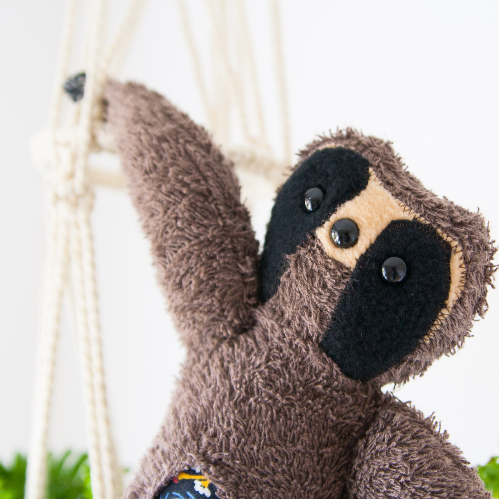 Nähset Faultier Lu Happy Sewing Kit von MoiMême sloth DIY Etsy