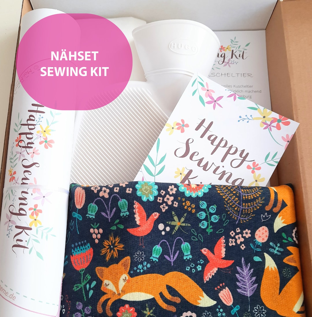 DIY Hot Water Bottle Beginner Sewing Kit Fox moimemehamburg Etsy Ireland