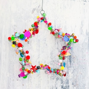 DIY design star approx. 23 cm - easy to make - #MoiMemeHamburg