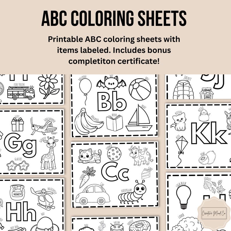 ABC Coloring Page, ABC Coloring Sheet, ABC Coloring, Abc Coloring Book ...