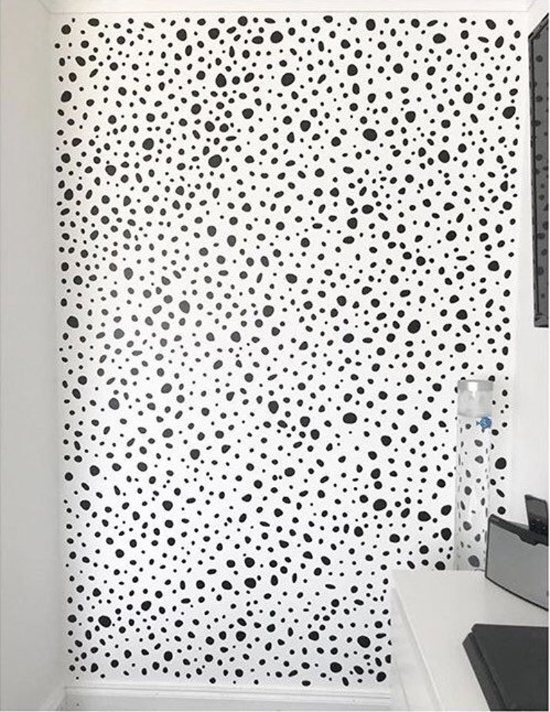 Dalmatian Dots Irregular Dots Wall Decals Dot Wall Etsy