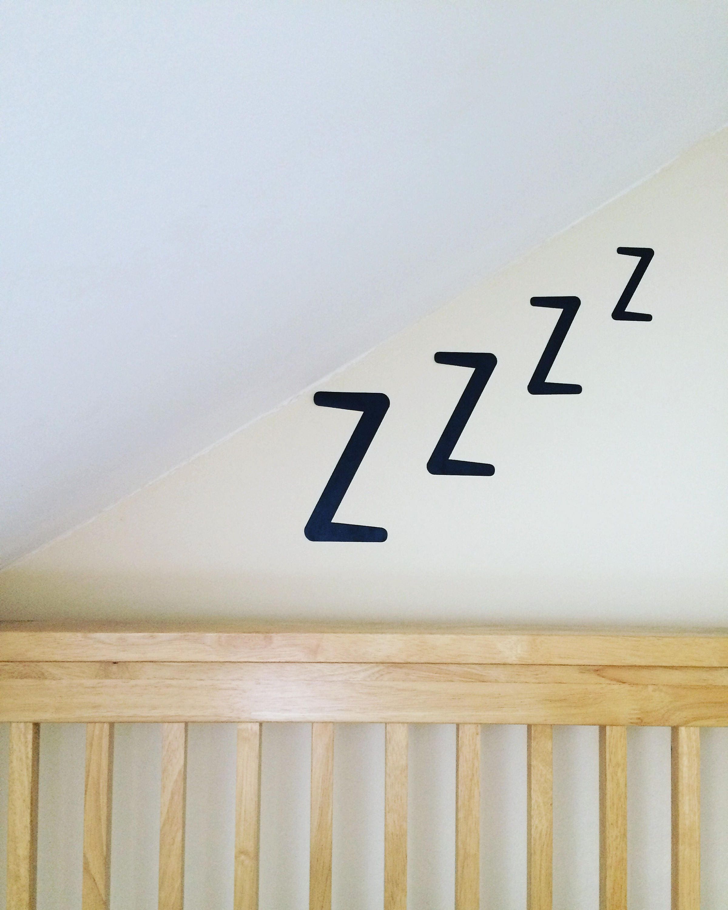 Zzz Sleepy Wall Decal Zzz Sleepy Wall Sticker Zzz Zzz Etsy
