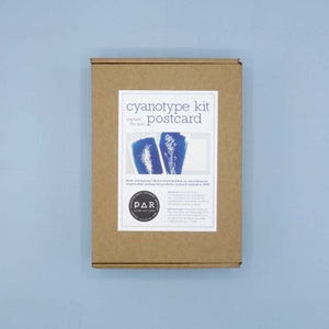 DIY Cyanotypie Postkarten Kit analoge Fotografie fang die Sonne ein Anleitung in Frans, Duits, Engels, Nederlands Bild 7