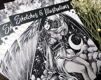Artbook Sketches & Illustrations Vol 5 | B-Stock | art collection | inspiring art | witches