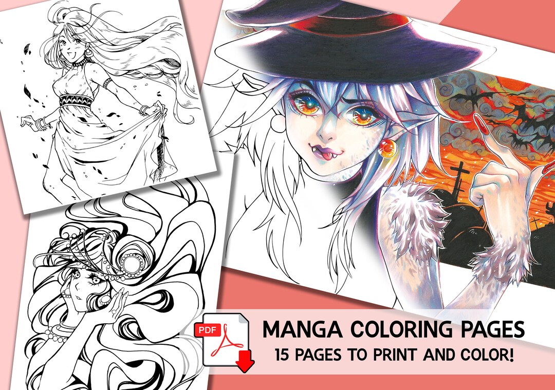 Enchanting - Printable Coloring Sheets - Etsy