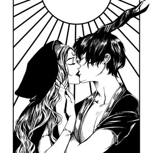 Impresión de Bellas Artes / Los Amantes