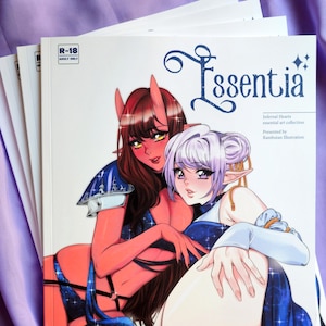 Artbook ~ Essentia | Fantasy, Adult lesbian art, DnD inspired