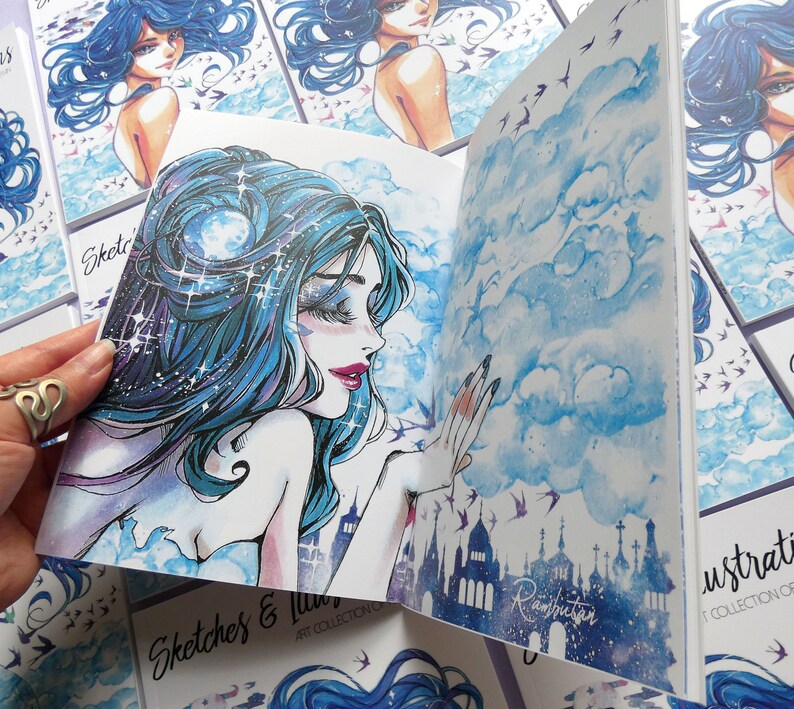 ARTBOOK Sketches & Illustrations Volume 4 Art Collection Etsy