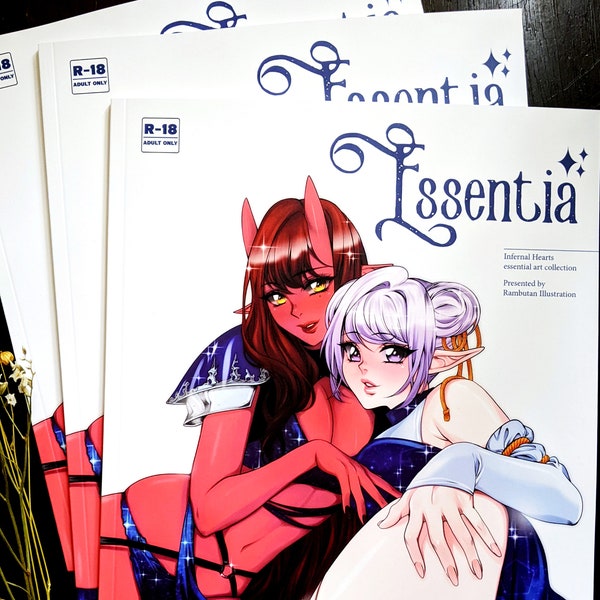 Artbook ~ Essentia | Fantasy, Adult lesbian art, DnD inspired