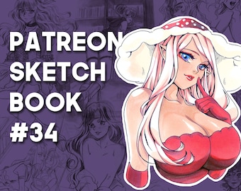 Patreon Sketchbook PDF #34 | downloadable, process scans