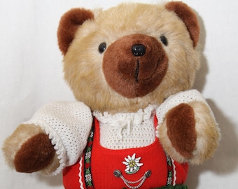 Vintage Animated Electronic 21" Tall German Christmas Holiday Bear Animated Christmas Bear Vintage Animated Bear