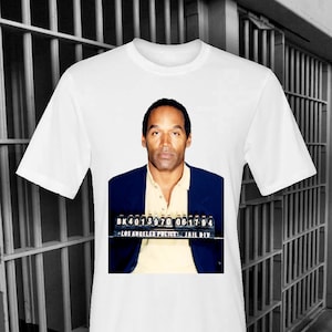Oj Simpson Mugshot T-shirt