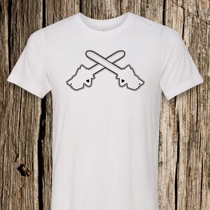 Dual Chainsaws Sharknado Crew Neck T-Shirt