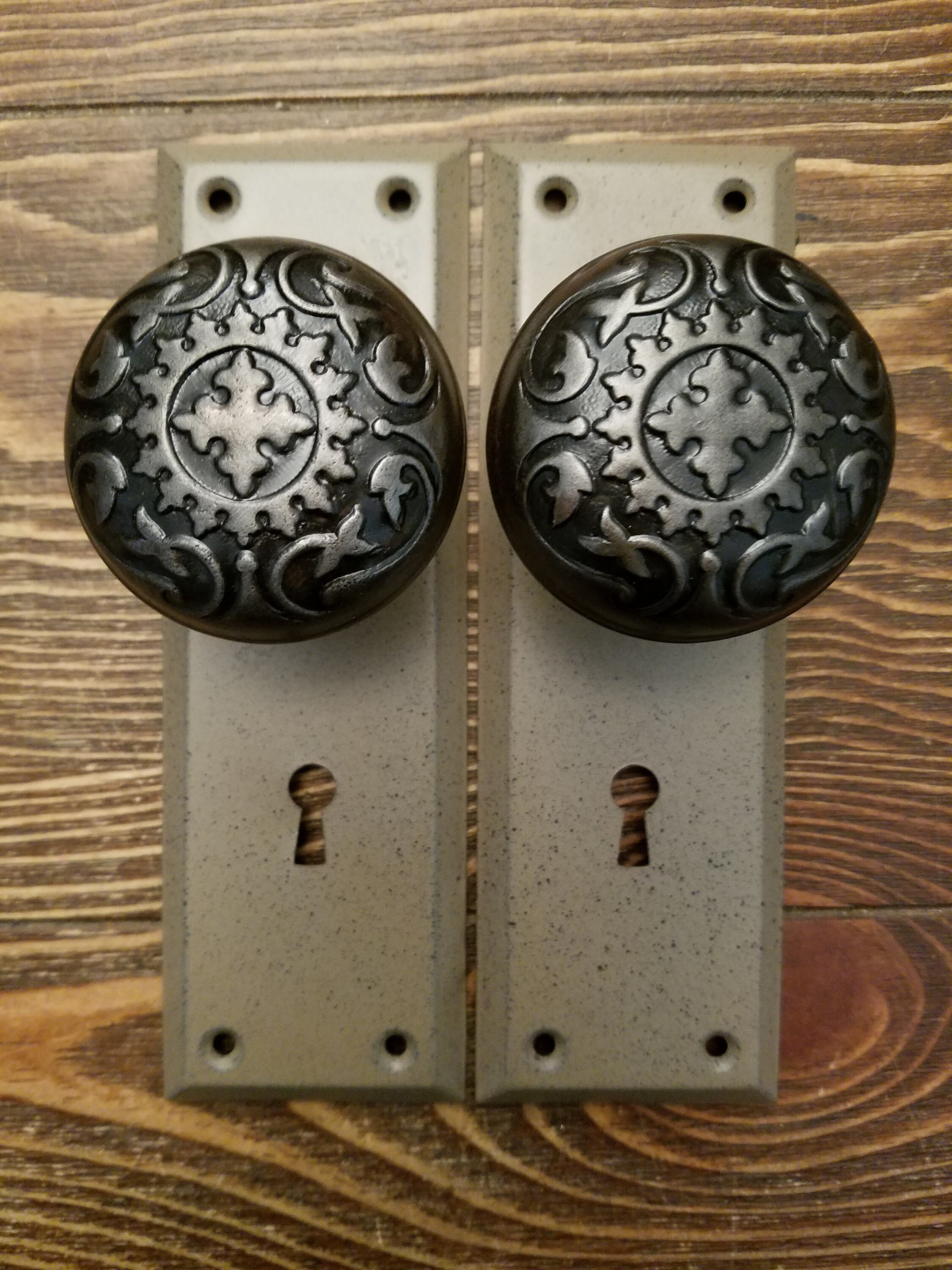 Antique Dummy Door Knobs Wrought Steel Penn Eckley Design and Etsy