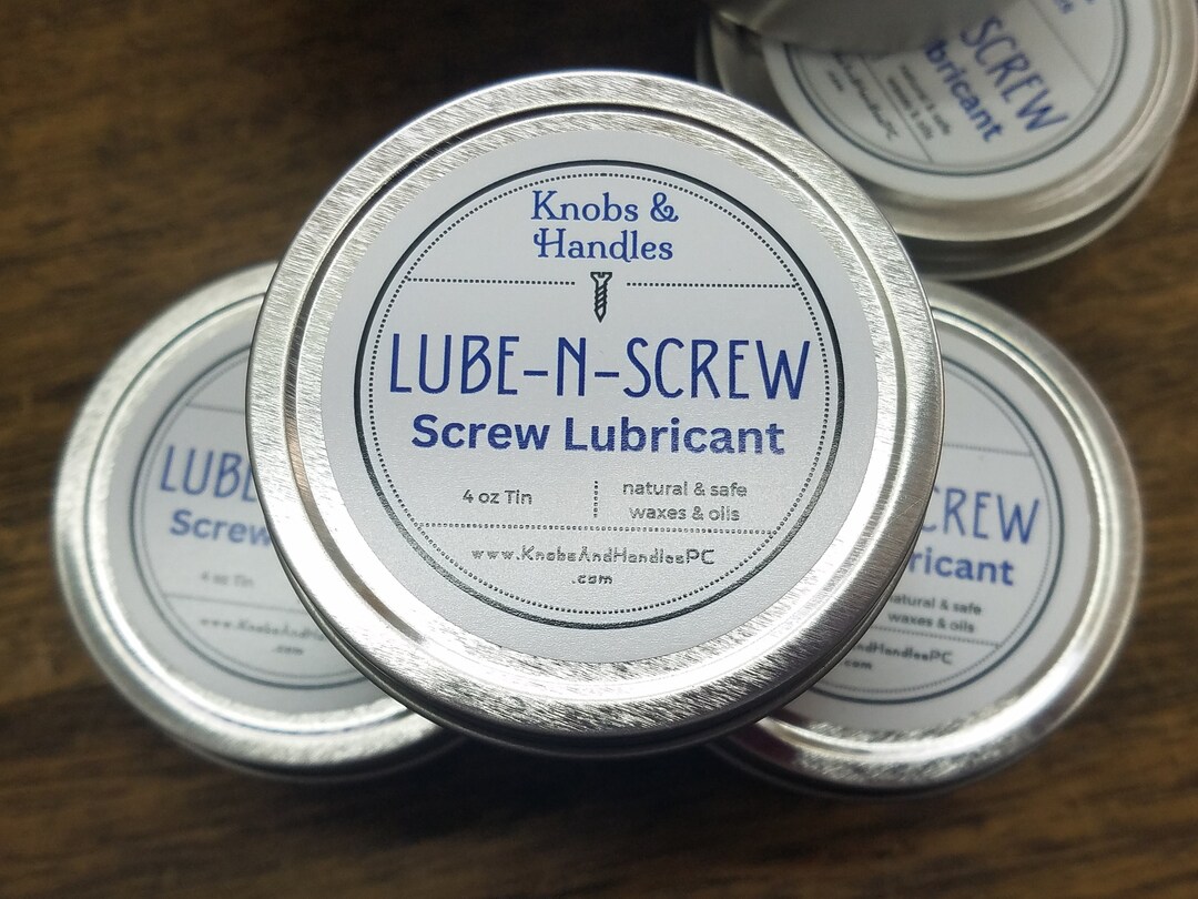 Wood Screw Lubricant, Lubenscrew Organic Wood Screw Installation Lubricant, 4oz Container Etsy